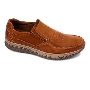 Activ Perforated Slip On Casual Shoes - Gingerbread Brown