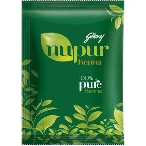 Godrej Nupur حنة نقية 100٪ - للرجال والنساء - 75 جم