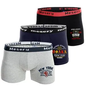 Mesery Bundle Of (3) Men Boxer Printed