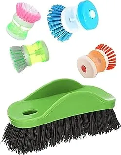 Bundle of Mini cleaner brush, orange + Nova antibacterial carpet brush