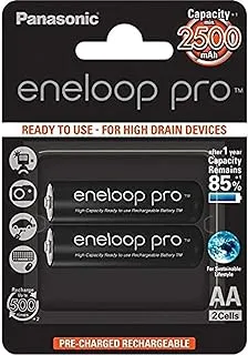 Panasonic Eneloop ProRechareable Batteries - 2pcs