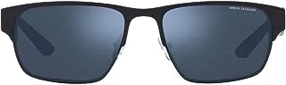 Armani Exchange Men's Ax2046s Rectangular Sunglasses