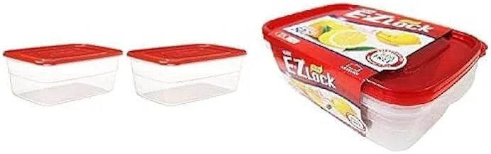 Lock & Lock EZ LOCK RECT. CONTAINER 3.9L 2P SET + Lock & Lock EZ LOCK RECT. CONTAINER 2.7L 2P SET