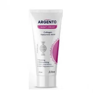 Argento Night Cream - Collagen & Hyaluronic Acid - 60gm