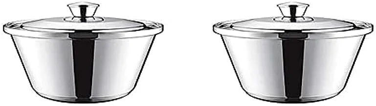 Eldahan conical pot with lid - 40 cm + Eldahan conical pot with lid - 36 cm