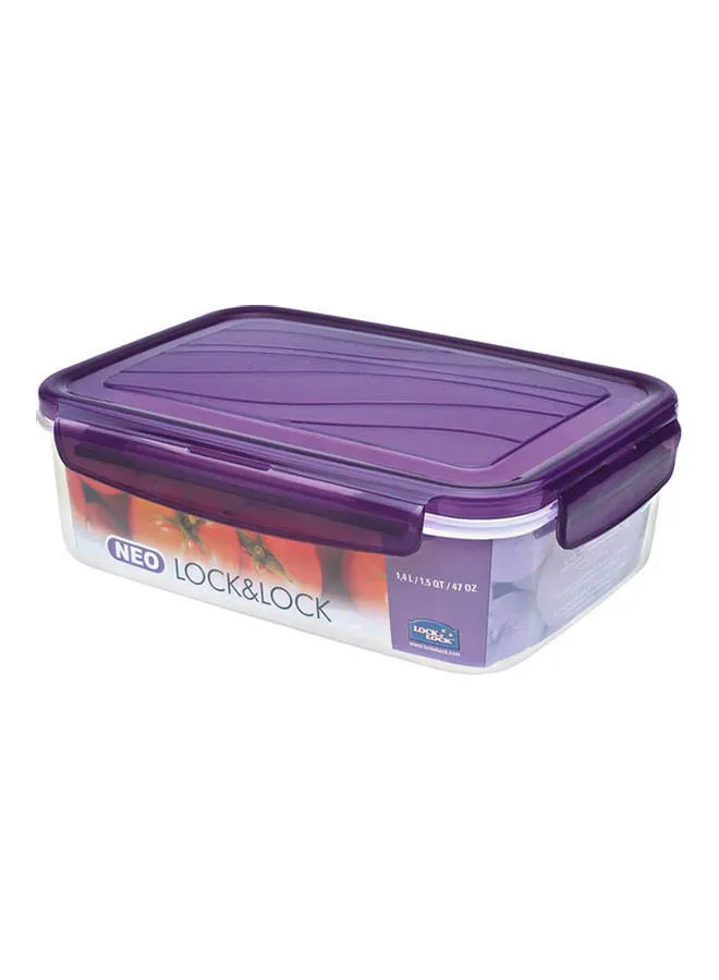 Generic 0.05g RECTANGULAR CONTAINER 1.4L VIOLET Pink