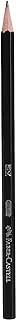 Faber-Castell 5242212201250 B Matte Plastic Wood Pencil, Black