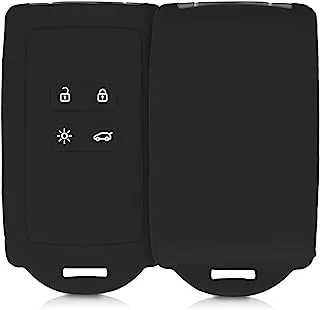 kwmobile Key Cover Compatible with Renault - Black