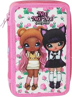 Na!Na!Na! Surprise 3 Zippers Fillied Pencil Case