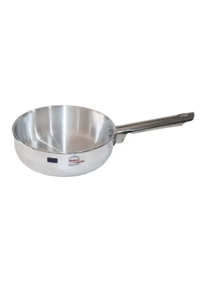 NOUVAL Aluminium Deep Frying Pan With Handle Silver 26cm