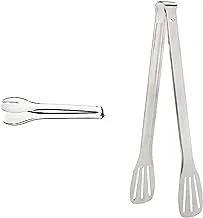 Tramontina aisi 430 63800/847 salad tongs stainless steel + Stainless steel food tong, grey