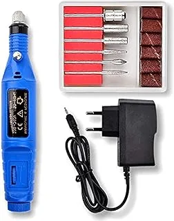 1set Power Professional Electric Manicure Machine Pen Pedicure nail File nail Tools 6 bits Drill nail Drill Machine