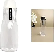 Lock & Lock Iceberg Water Bottle - HAP559W, 700ml, White + Iceberg water bottle 700ml black