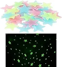 100pcs Luminous blue star wall stickers for livingroom glow in the dark festival home decoration + 100 Pcs Home Wall Glow In The Dark Stars Stickers Kids Bedroom Nursery Room Decoration