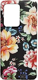 Generic Dragon Plastic Creative Back Phone Protection Case Flowers Print Design With Silicone Safety Edges And 3D Back Print For Samsung Galaxy S11 Plus / S20 Ultra - Multi Color