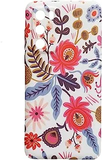 Generic Dragon Plastic Creative Back Phone Protection Case With 3D Flowers Print Design And Silicone Safety Edges For Huawei P40 6.1 Inch - MultiColor