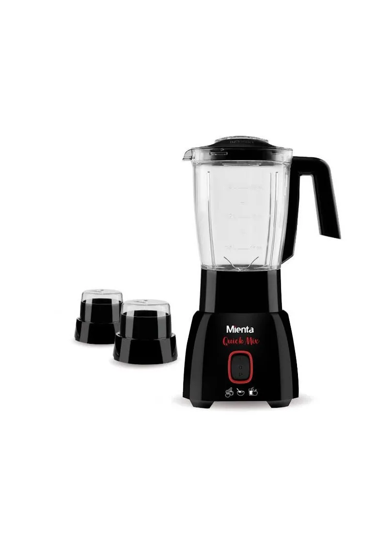 Mienta Blender 1.75L 400 W Black 2 mills