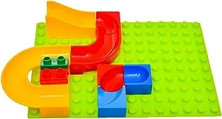 Generic Plastic Variable Sliding Building Blocks For Learning Children Set Of 100 Pieces - Multi Color