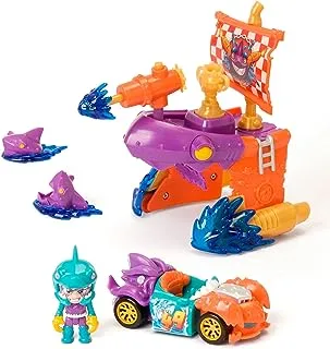 T-Racers D014IN20 1x4 Pirate Shark Playset