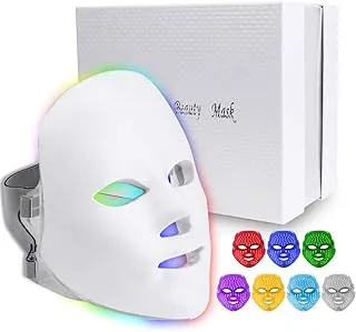 Meifuly 7 Colors Light Mask, Home Light T herapy Facial Mask (7 Colors)