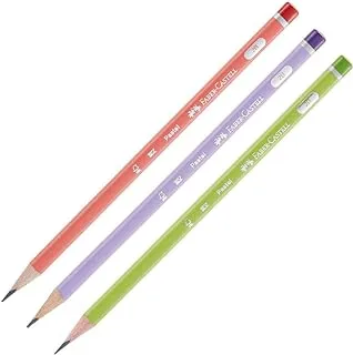 Faber-Castell 5248321605 Pastel Mercanli 2B Wood Pencil