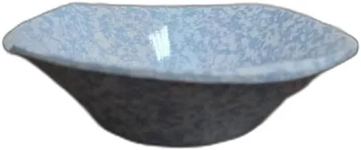 Pure 136197 Melamine Granite Square Salad Bowl For Home, Hotel And Restaurant - Baby Blue