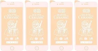 Generic Ceramic 9D Non breakable Screen Protector With Anti Fingerprint And White Edges For iIPhone SE (2020) 4.7