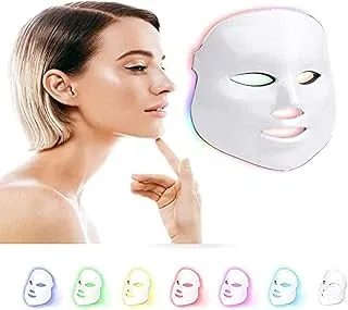 7 Colors LED Electric Futon Red Light Facial Rejuvenation Anti Wrinkle Treatment Whitening Beauty Mask for Daily Skin Care