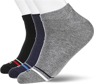 Dice Mens Set of 3 Plain Lycra Sockets Socks (pack of 3)