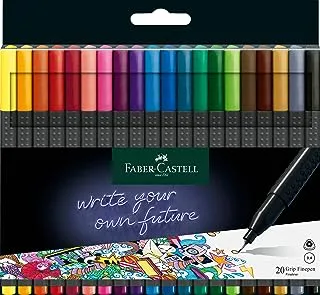 Faber-Castell Grip Fine Pen 0.4Mm Wallet Of 20 Color