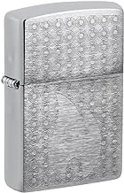 Zippo AE179265 200 Flame Brushed Chrome Windproof Lighter