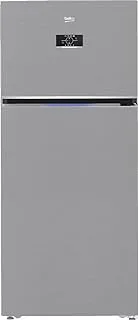 Beko Refrigerator 2 Door - 590 lt -net 557 LT - stainless - Nofrost -ProSmart Inverter - HF Digital