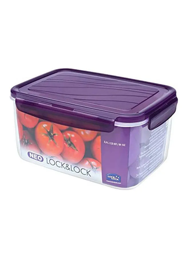 Generic 0.05g RECTANGULAR CONTAINER 2.4L VIOLET Pink