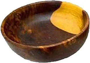 Egypt Antiques Natural Color Olive Oil Treated, Hot Cold Wood Plates (10cm)