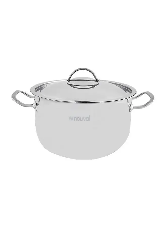 NOUVAL Platinum Pot Silver 40cm