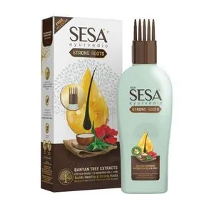 Sesa Ayurvedic Strong Roots Hair Oil With Banyan Tree Extracts - 100 Ml