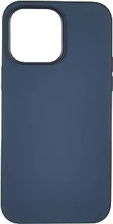 Devia Nature Series Silicone Magnetic Case for iPhone 14 Pro Max, 6.7 Inch Size, Navy Blue