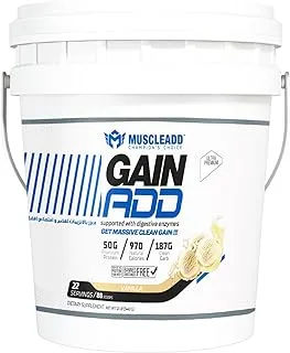 Muscle Add Gain Add Dietary Supplement Vanilla Flavor 22 Serv. 5.44KG