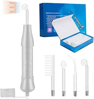 TAPIT 4 in 1 Portable High Frequency Skin Therapy Machine, Blemish & Spot Control, Skin Tightening & Radiance, Wrinkle Reducing Skin Therapy Wand with 4 Different Tubes