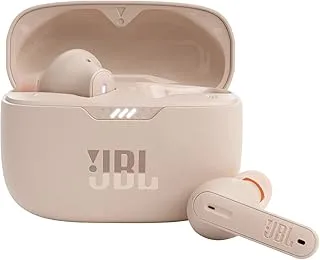 JBL Tune 230NCTWS True Wireless Noise Cancelling Earbuds, Pure Bass Sound, ANC + Smart Ambient, 4 Microphones, 40H of Battery, Water Resistant, Sweatproof, Comfortable Fit - Sand, JBLT230NCTWSSAN