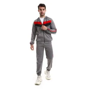 Caesar Hoodie With Pants Training Suit And Lined Design