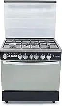 WPGC9060BXTA - Stainless Steel top Gas Cooker With Grill & Fan - 90 * 60-5 Burners -Black