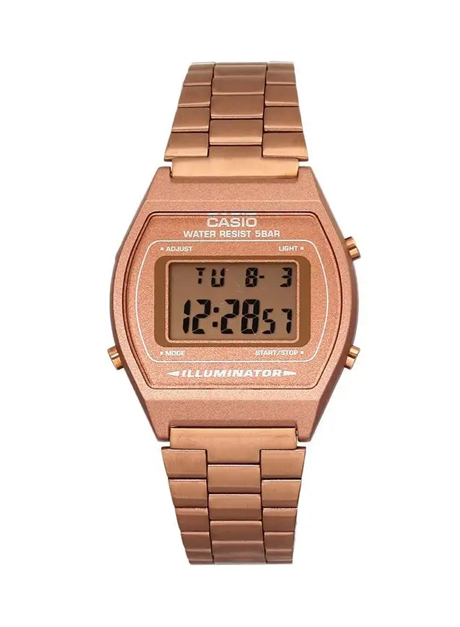 CASIO Women's Vintage Digital Watch B640WC-5ADF - 39 mm - Rose Gold