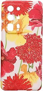 Generic Dragon Plastic Creative Back Phone Protection Case With 3D Flowers Print Design And Silicone Safety Edges For Huawei P40 Pro Plus 6.58 Inch - MultiColor