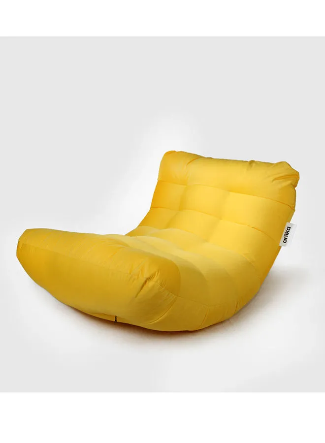 Ariika The Caterpillar Luxury bean bags Outdoors Yellow 75 L x 100 W x 70 Hcm