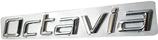 3D Metal for OCTAVIA Logo Premium Car Side Fender Rear Trunk emblem Badge Sticker Decals