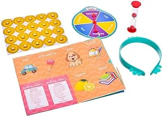 Generic Plastic Guess What Game With 50 Cards And 20 Coins For Children - Multi Color