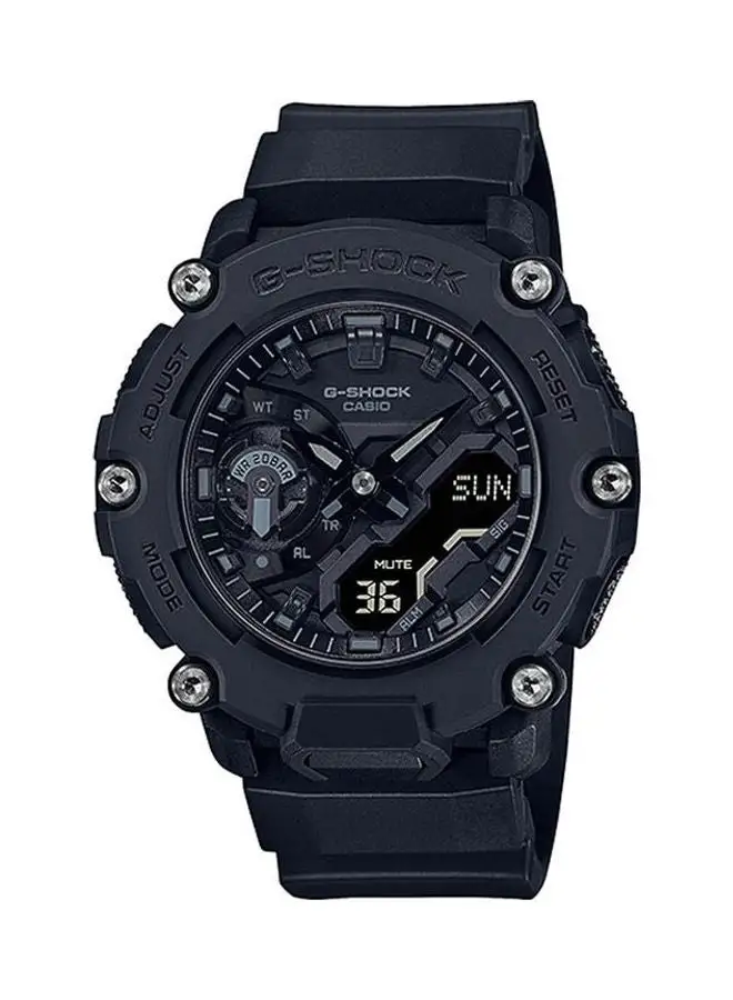 G-SHOCK Men's Rubber Analog Watch GA-2200BB-1ADR