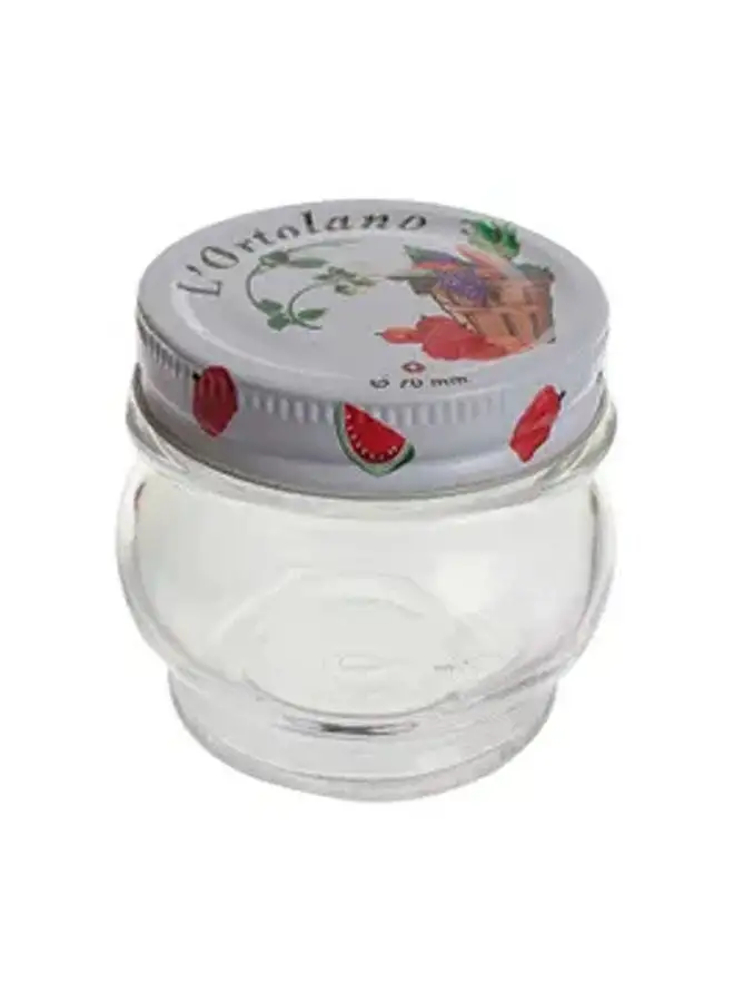 Borgonovo Ortelano Jar With White Lid