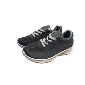 Casual Lace Up Sneakers - Gray